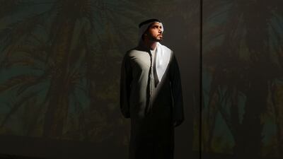 'Physiognomy, Land and Territory' by Emirati artist Ahmad Al Dhaheri will be on display at Louvre Abu Dhabi until May 15. Photo: Louvre Abu Dhabi