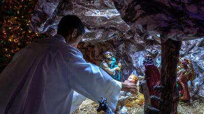 The masses of Christmas Eve were held from 8pm until midnight, followed by carol singing.