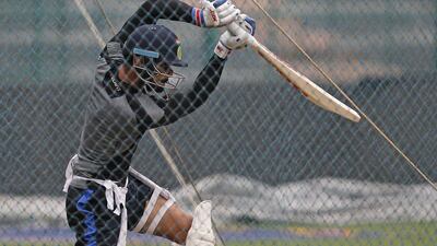 India captain Virat Kohli bats in the nets during a practice session on Friday in Bangalore. Danish Siddiqui / Reuters