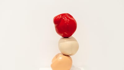 Part of Sara Ahli's 'Balloon Stacks' series. All images courtesy the artist and 101