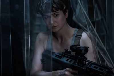 Katherine Waterston in Alien: Covenant. Photo: 20th Century Fox