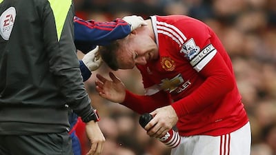 Manchester United manager Louis van Gaal said he was sick of answering questions regarding Wayne Rooney's head injury. Jason Cairnduff / Reuters