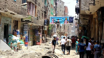 A street in Manshiyat Naser. Sandor Jaszberenyi / The National