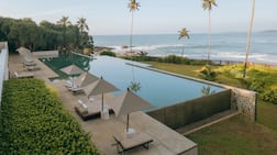 The hotel's vast grounds cover 14 hectares. Photo: Amanwella