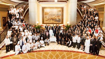 One of the criteria for the staff was to have a lot of Arabic speakers on the team because the hotel was in the heart of the Middle East.