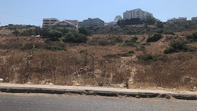 The house of slain Hezbollah member Ali Chebli. His funeral procession was on its way to the house when it was fired upon.