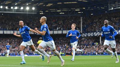 Richarlison 8 – Everton’s standout player, having scored from the spot at the end of the first half. His determination was clear, but with his side down to 10 men for much of the game, he was often starved of possession. AFP