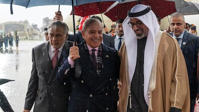 Sheikh Khaled arrives in Islamabad