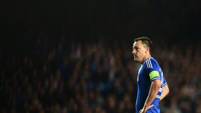 John Terry of Chelsea looks on during his side's loss to Atletico Madrid in Wednesday's Champions League semi-final. Jamie McDonald / Getty Images / April 30, 2014