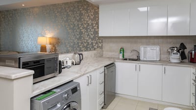 The kitchen. Ms Fersing changed the countertops