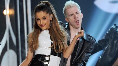 Ariana Grande performs at the Billboard Music Awards at the MGM Grand Garden Arena on Sunday, May 18, 2014, in Las Vegas. AP