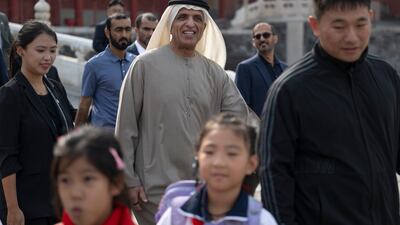 Sheikh Saud tours the Imperial Palace Museum