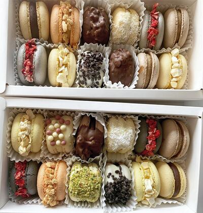 Desert Lotus in Abu Dhabi has recently begun stocking macarons by home baker Kamila Osmonova