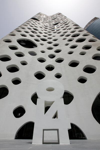 The O-14 building in Business Bay in Dubai. Pawan Singh / The National