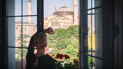 Istanbul's treasures await on a trip to Turkey's largest city with Etihad Holidays. Photo: Sura Hagia Sophia Hotel