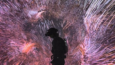 Up to six people can engage with the installation at any one time. Courtesy Barnaby Steel – Marshmallow Las