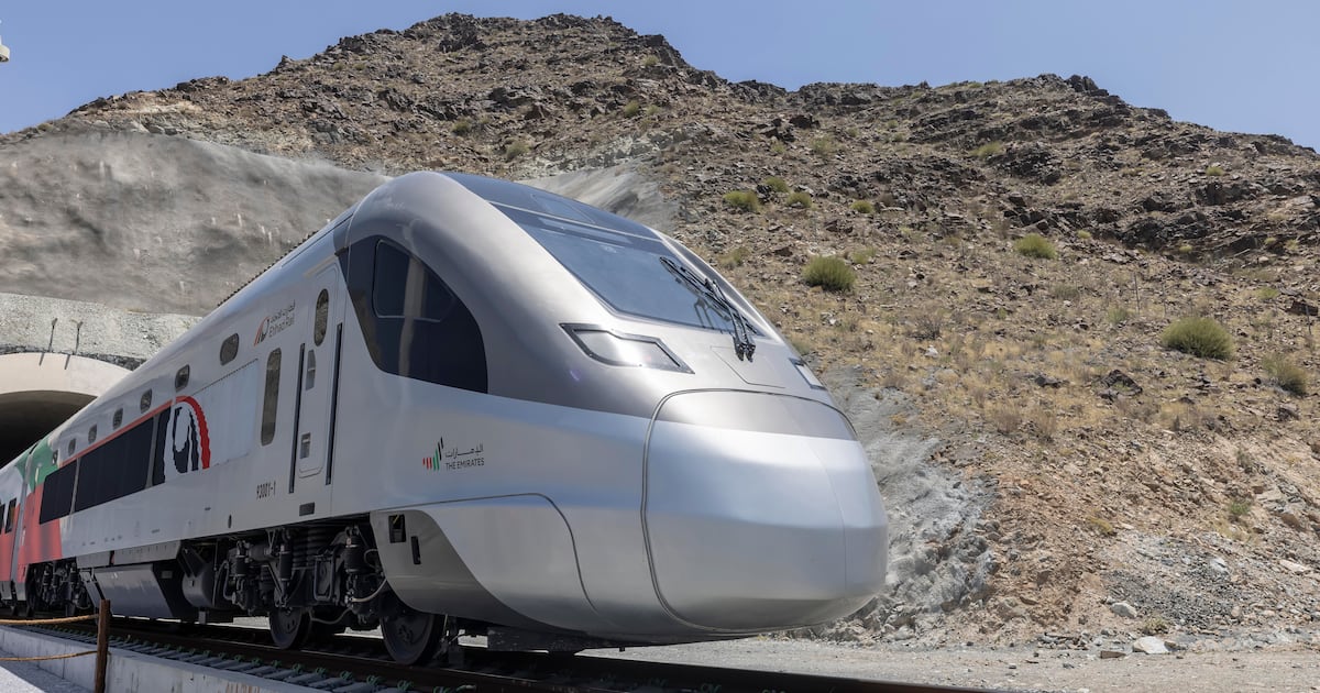 UAE passenger rail has arrived right on time