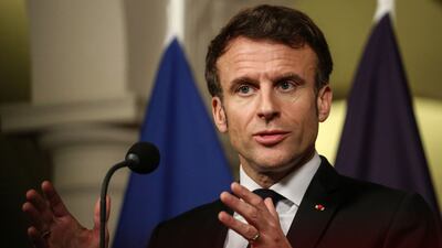 French President Emmanuel Macron. Bloomberg