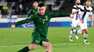 Republic of Ireland's Aaron Connolly. PA