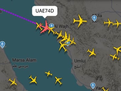 Tabinda Usmani's family were tracking her flight into Dubai from Paris. Photo: Tabinda Usmani