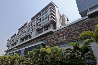 Reliance's Jio World Plaza in Mumbai. The company's retail arm set new records in the second quarter, helped by an operating environment 'at par with pre-Covid levels as the impact of the pandemic waned'. Reuters