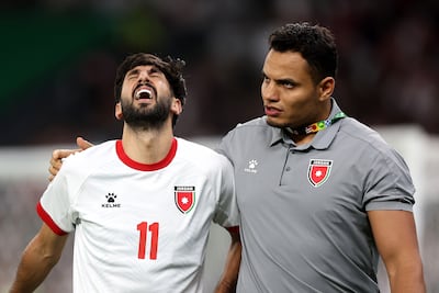 Yazan Al Naimat is sidelined as he recovers from a rupture of his Anterior Cruciate Ligament. Getty Images