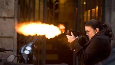 Gina Carano stars in Haywire.