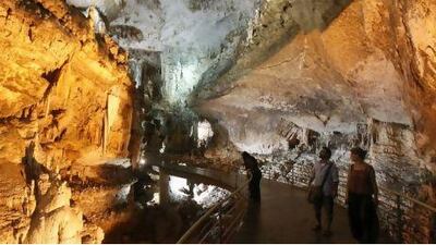 The Jeita Grotto cave system is almost 10 kilometres in length and is home to the longest stalactite on the planet at over 26ft.