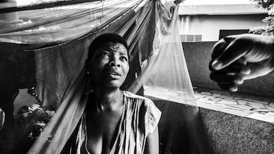 An image from Valerio Bispuri's 'Nelle stanze della mente' series, of people at a mental healthcare centre in Benin. Photo: Valerio Bispuri