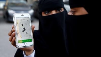 Saudi women using the Careem app in Riyadh, Saudi Arabia / Reuters