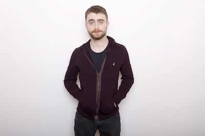 Daniel Radcliffe promotes 'Swiss Army Man' at the Sundance Film Festival. Invision / AP Photo
