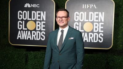 Christian Slater attends the 78th annual Golden Globe Awards in New York, US, on February 28, 2021. Reuters