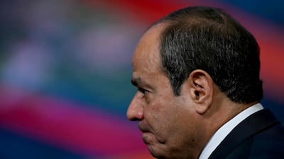 Egypt's President Abdel Fattah El Sisi. AFP