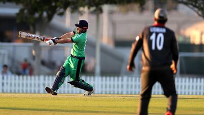 Ed Joyce scored an unbeaten 116 to give his team a memorable win. Chris Whiteoak / The National