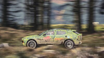 The DBX is expected to be launched in the final quarter of next year. Aston Martin