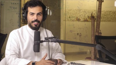 Abdulrahman Abumalih's podcast Fnjan in Saudi Arabia