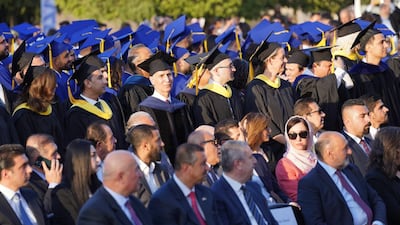The commencement ceremony at AUIS. Photo: Iraqi President's Office