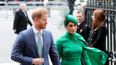 Meghan wore a dress by New Zealand designer Emilia Wickstead. Getty Images