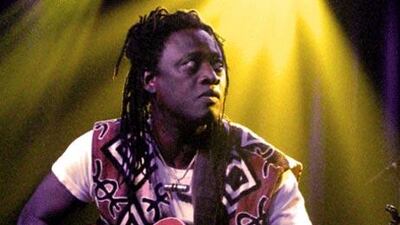 Habib Koite in concert in Amsterdam last year.