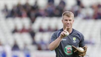 Australia's David Warner.