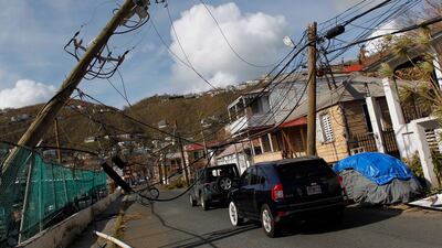 Destruction in Charlotte Amalie, St Thomas, US Virgin Islands after Hurricane Irma. Ricardo Arduengo / AP Photo