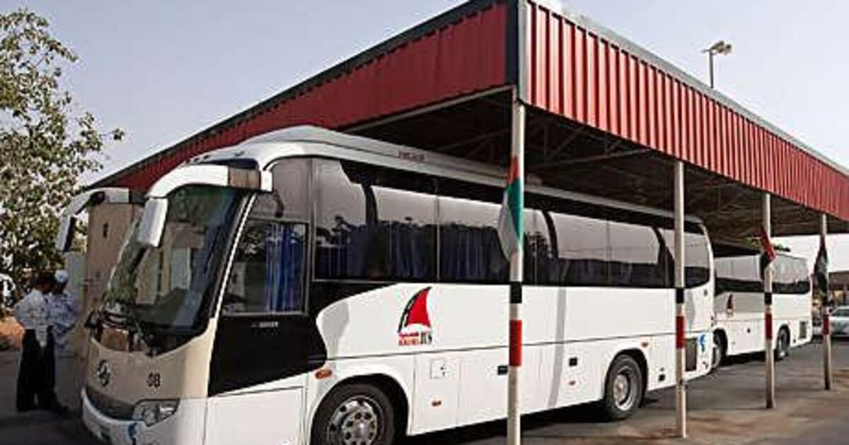 Tank Bus Rukh RAK's suburban bus service to launch next month | The National