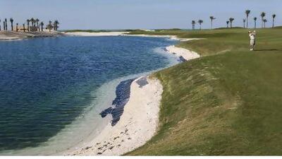 Saadiyat Beach Golf Club is the only beachside course in the Middle East. Stephen Lock / The National
