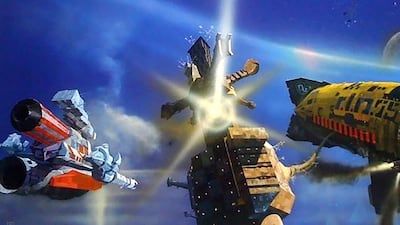 Foundation and Empire is a famous science fiction novel written by Isaac Asimov and published in 1952. Illustration by Chris Foss