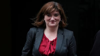 Britain's Digital, Culture, Media and Sport Secretary Nicky Morgan is stepping down as an MP. Reuters