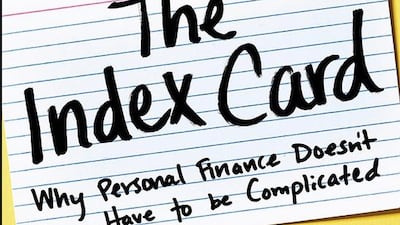 The Index Card: Why Personal Finance Doesn’t Have to Be Complicated.
