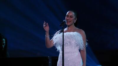 Soulful singer Jorja Smith was a smash on the night. Joel C Ryan/Invision/AP