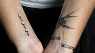 Faux tattoos from Chanel feature chains and swallows. A big part of the appeal is that they peel and come off eventually.