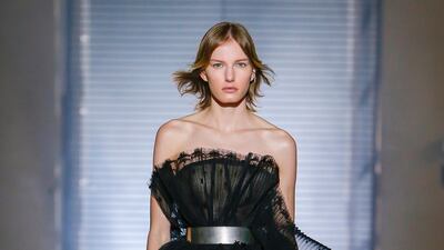 Trousers become high fashion for Givenchy. Courtesy Givenchy