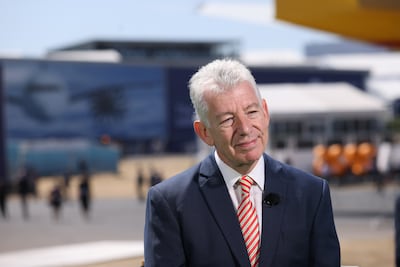Paul Griffiths, chief executive of Dubai Airports, at Farnborough Airshow in the UK. Bloomberg